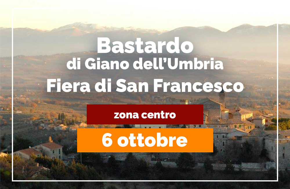 Bastardo di Giano dell’Umbria – Fiera di San Francesco 2024